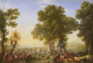 O Festival da Aldeia, 1639 (detalhe)
